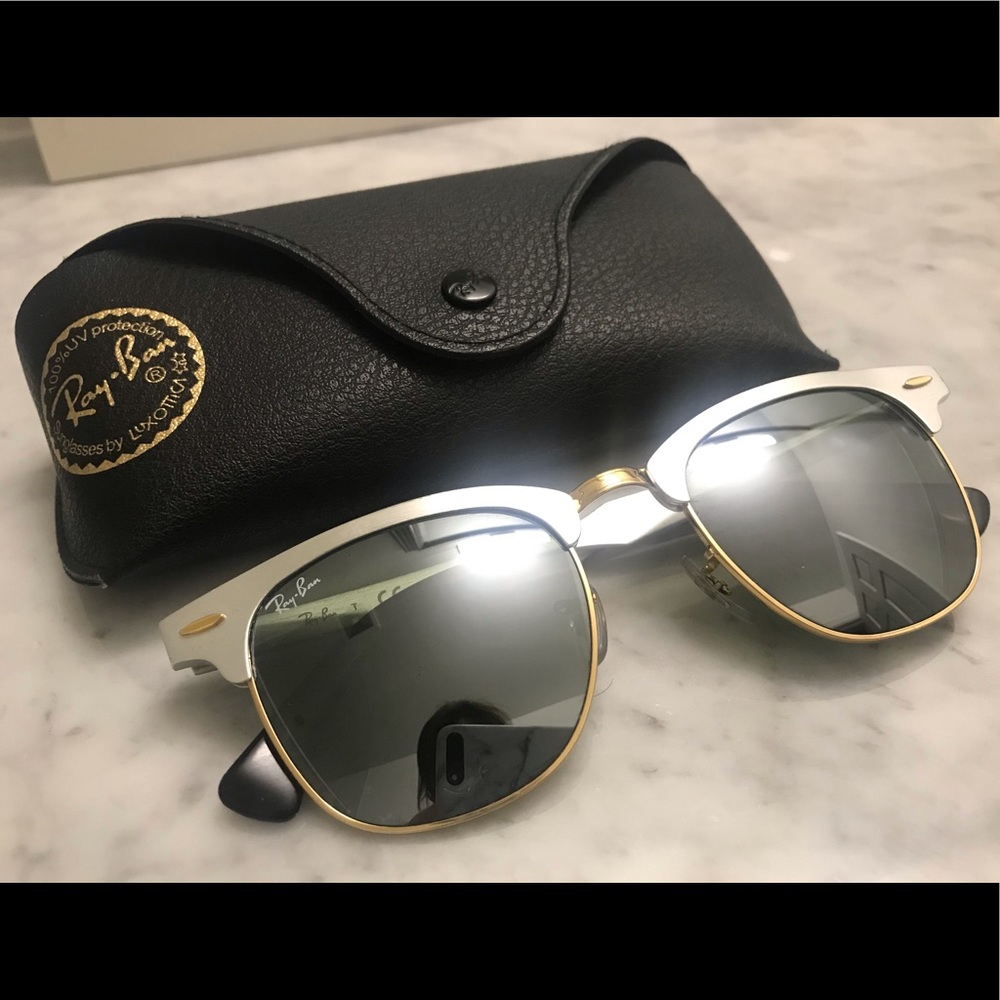 Ray-Ban Clubmaster Aluminum Sunglasses